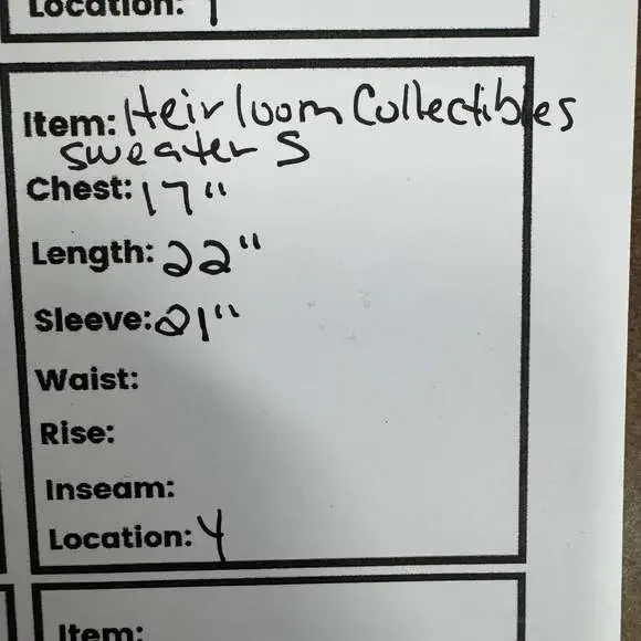 Womens Christmas Cardigan/Sweater Heirloom Collectibles Gingerbread Size Small - Picture 8 of 8